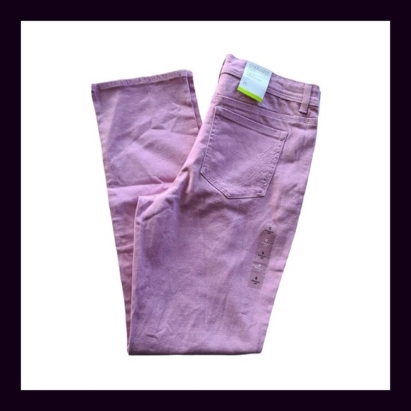 Style & Co Straight Leg French Orchid High Rise Tummy Control Jeans - Picture 4 of 10